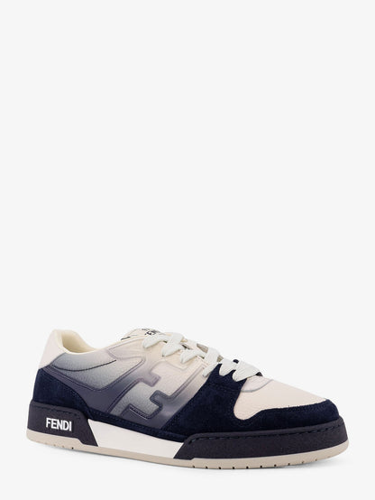 Match leather sneakers with suede inserts thumbnail