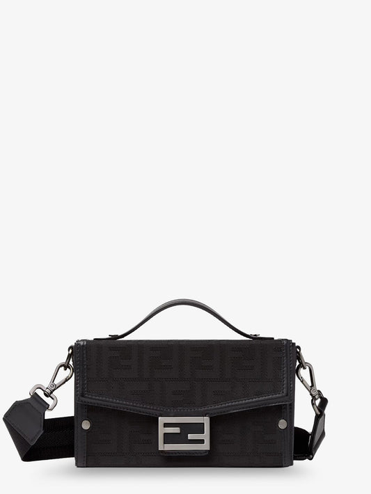 Baguette Soft Trunk FF fabric crossbody bag