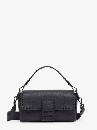 Baguette leather shoulder bag with Selleria stitchings thumbnail
