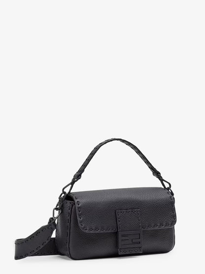 Baguette leather shoulder bag with Selleria stitchings thumbnail