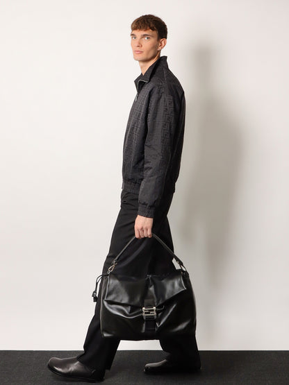 Fendi Flux Maxi Messenger leather crossbody bag thumbnail