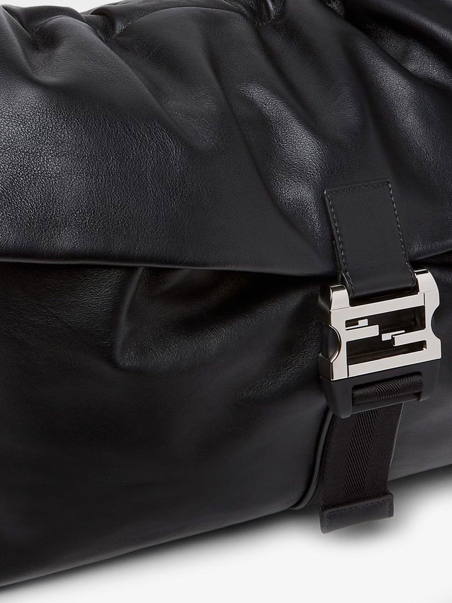 Fendi Flux Maxi Messenger leather crossbody bag