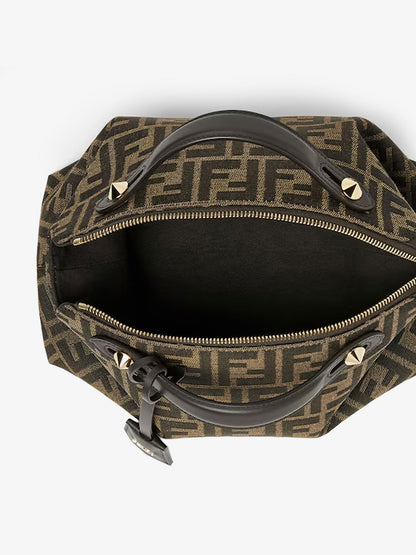 Borsa a tracolla By The Way Soft Mediumin tessuto jacquard FF thumbnail