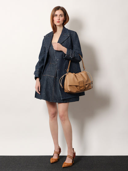 Mamma Baguette Large leather shoulder bag thumbnail