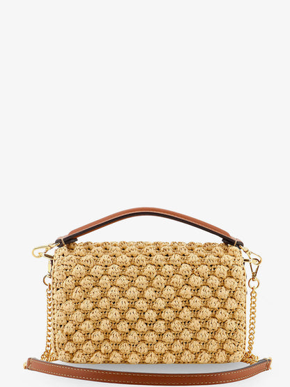 Baguette® Mini raffia crossbody bag thumbnail