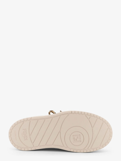 Fendi Match leather platform sneakers with charms thumbnail