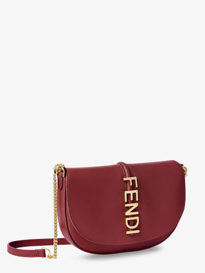 Wallet on Chain Fendigraphy leather crossbody bag thumbnail