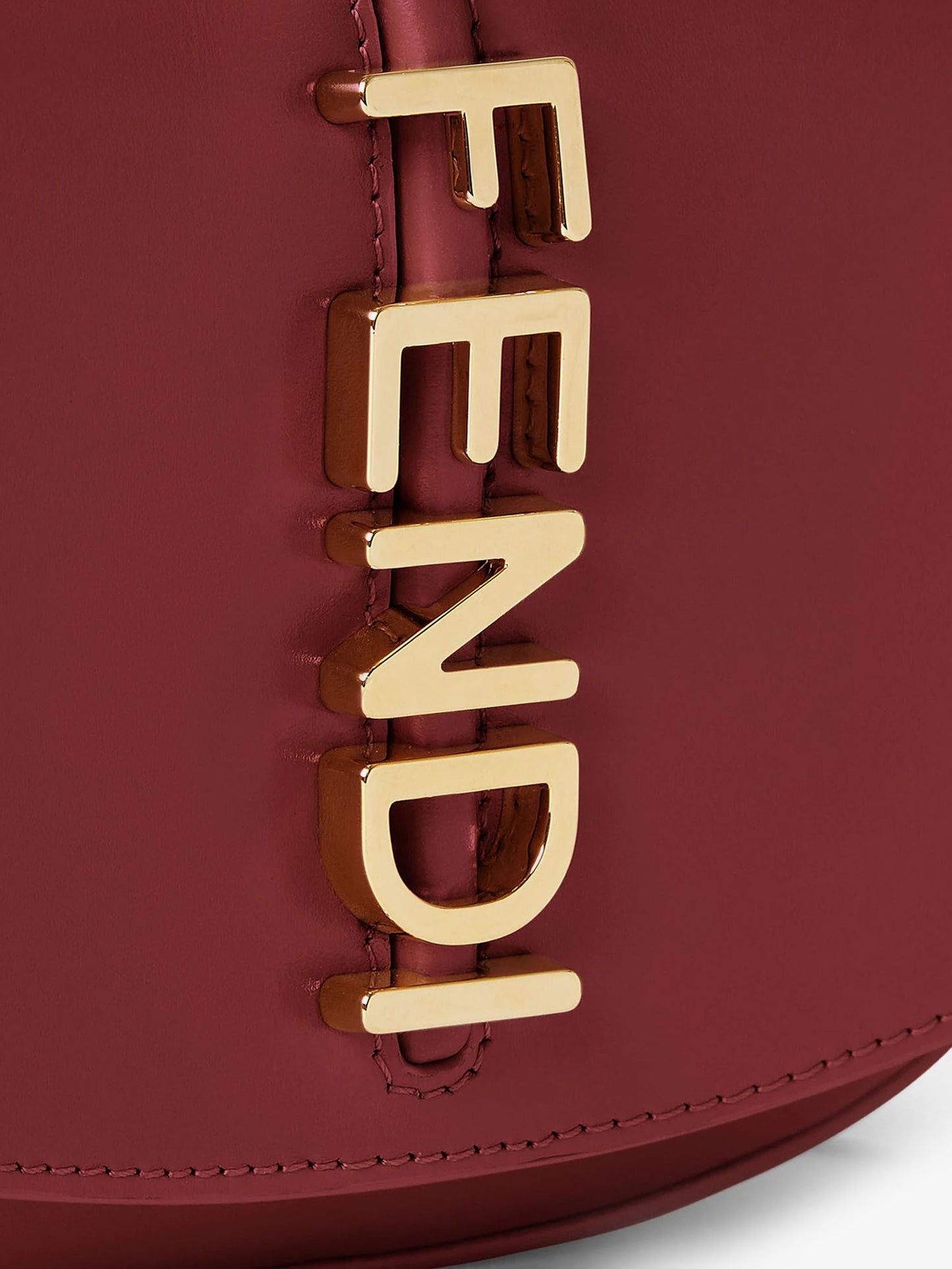 Wallet on Chain Fendigraphy leather crossbody bag