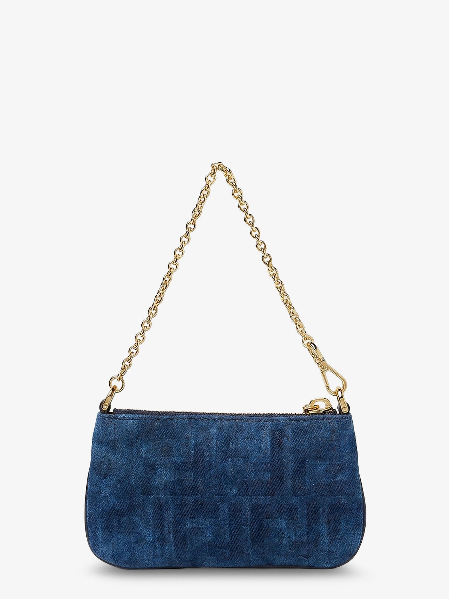 Portamonete in denim FF