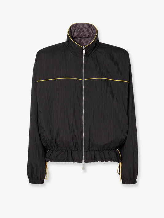 Reversible nylon jacket