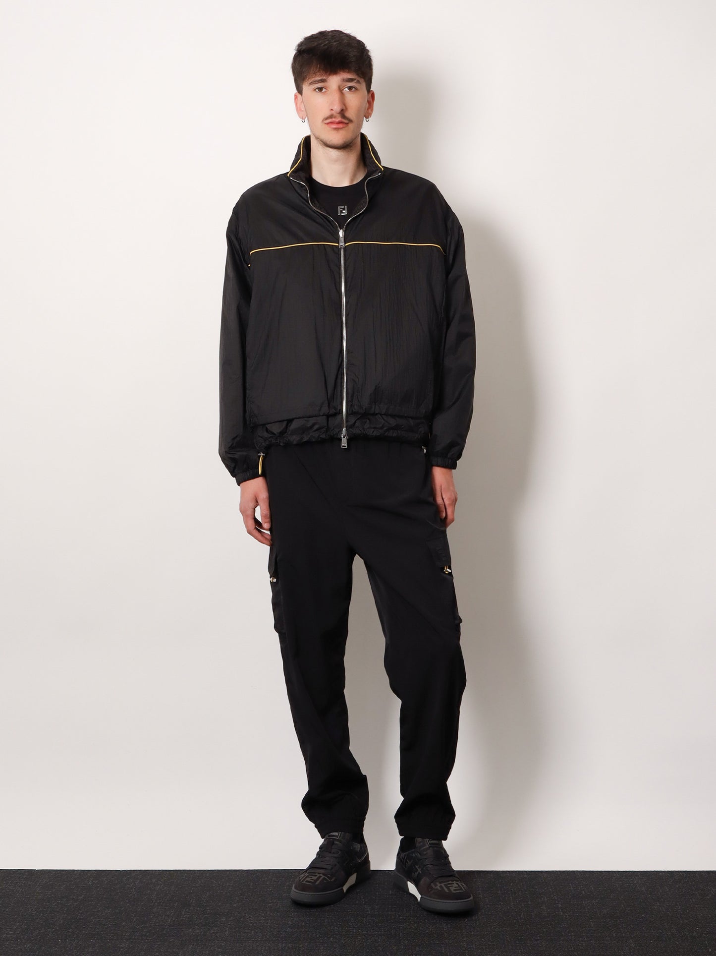 Reversible nylon jacket