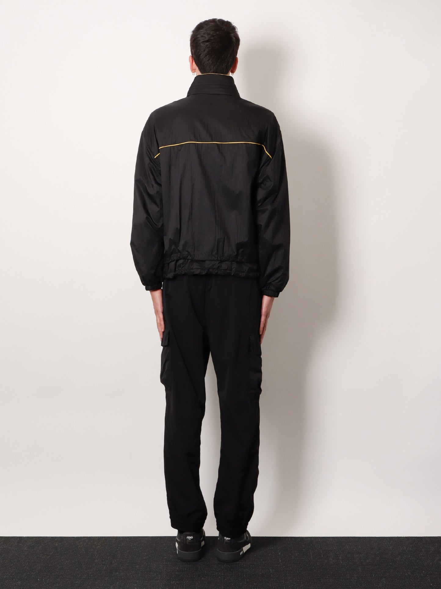 Reversible nylon jacket