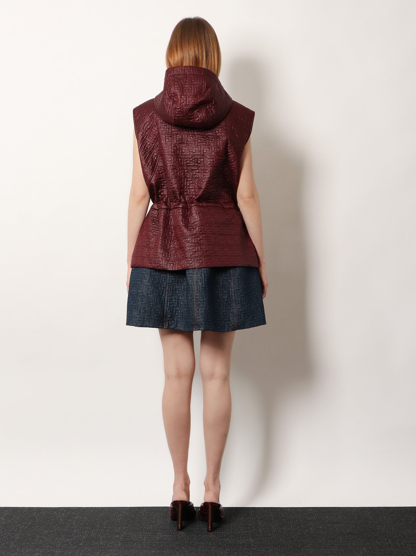 Gilet in nylon trapuntato