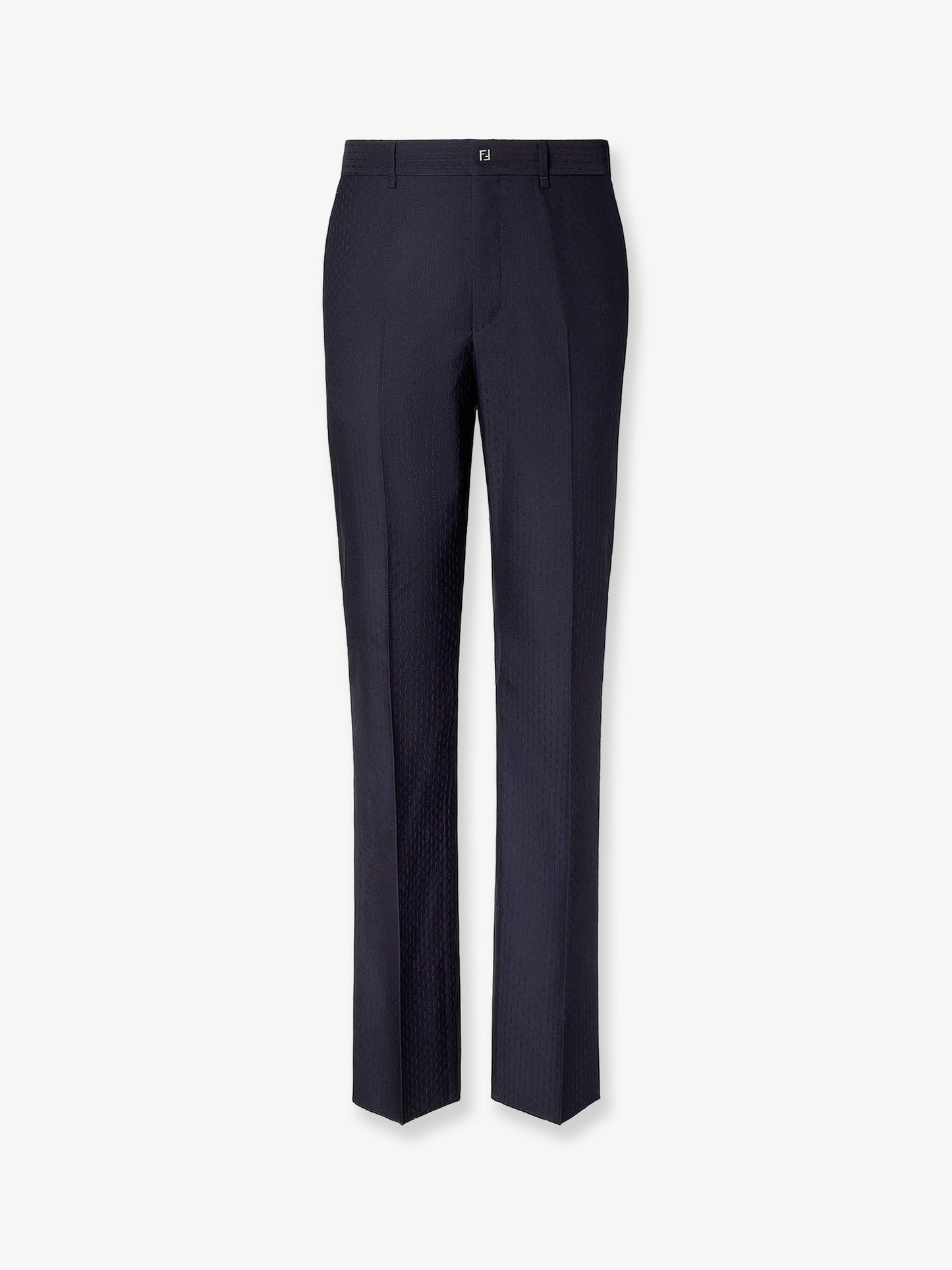 Trousers Wool Tonal Stitching