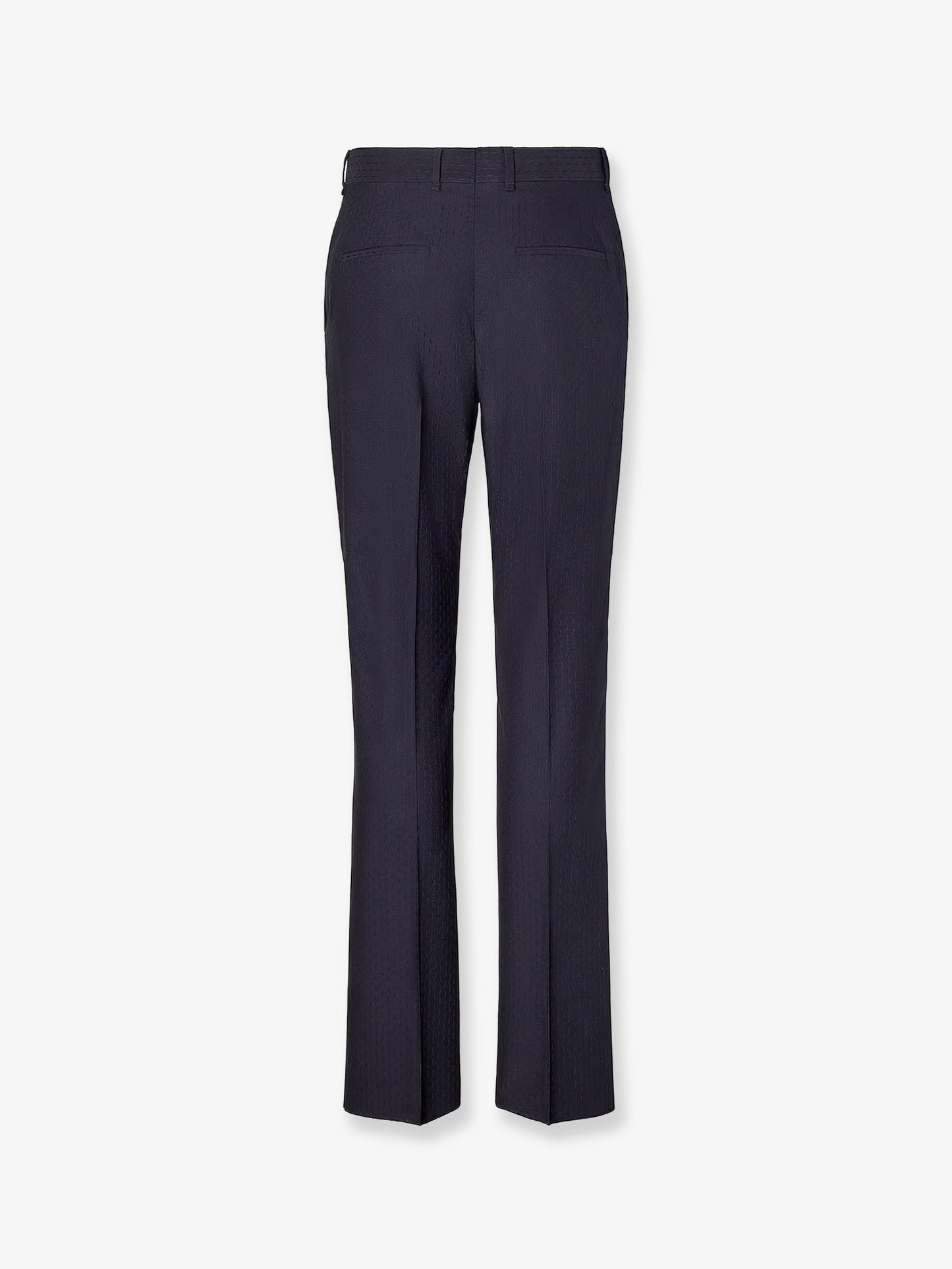 Trousers Wool Tonal Stitching