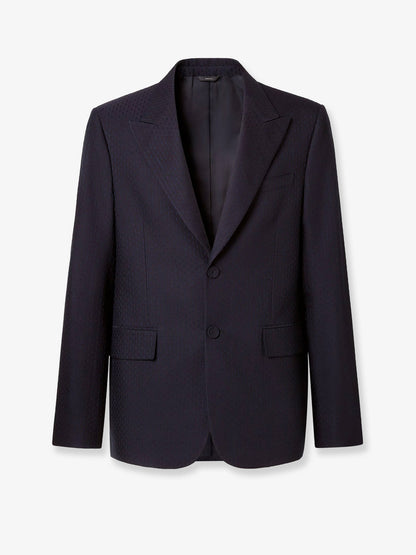 Formal wool and cotton blazer thumbnail
