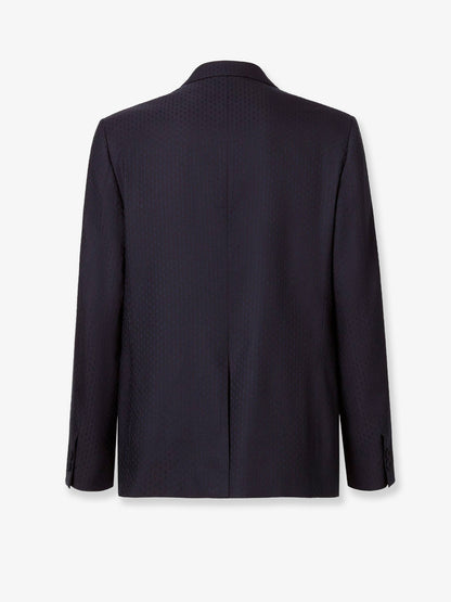 Formal wool and cotton blazer thumbnail
