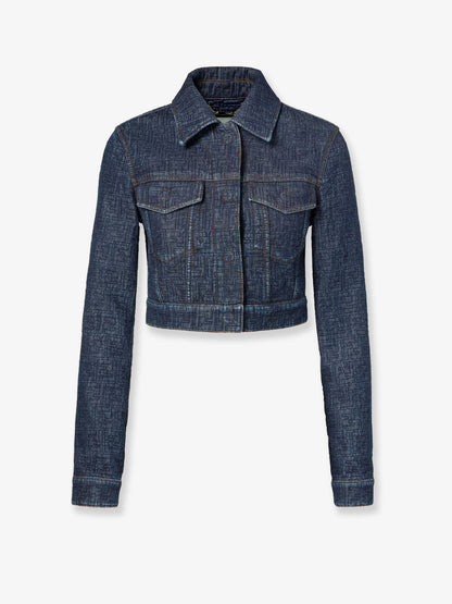 Padded denim jacket thumbnail