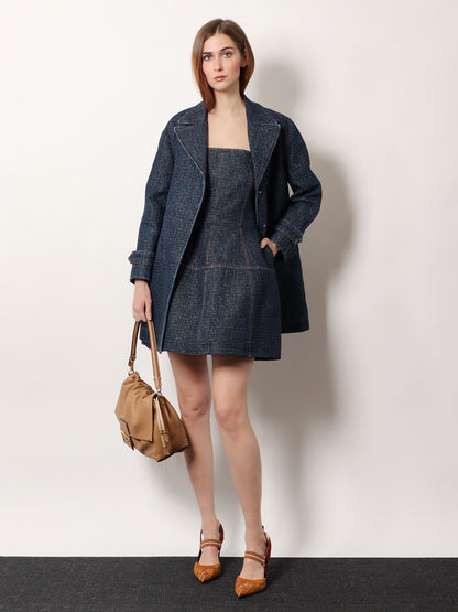 FF padded denim caban thumbnail