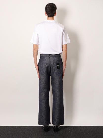 Jeans Relaxed in lino, cotone e seta thumbnail