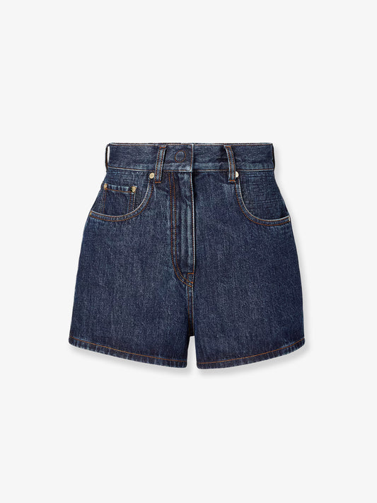 Denim shorts