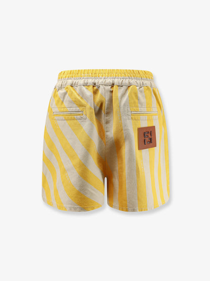 Cotton and linen shorts thumbnail