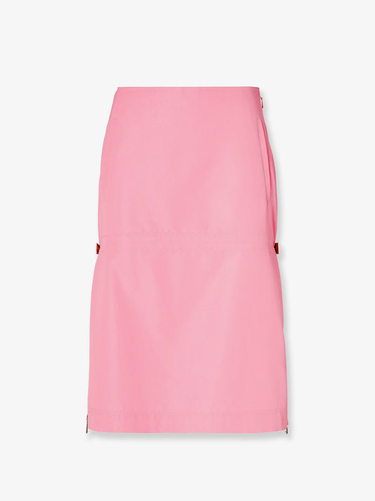 Technical viscose skirt