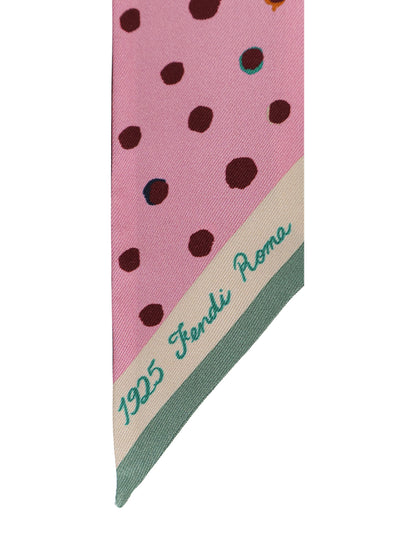 Silk Wrappy bandeau with Falena Dots motif thumbnail