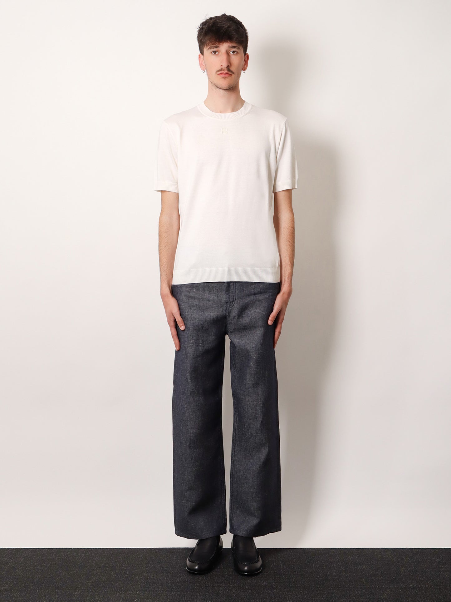 Maglia in cotone e cashmere