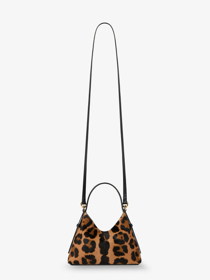 Voyou Nano bag pony skin crossbody bag with animal print thumbnail