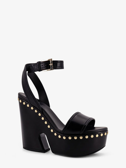 Leather sandals with studs thumbnail