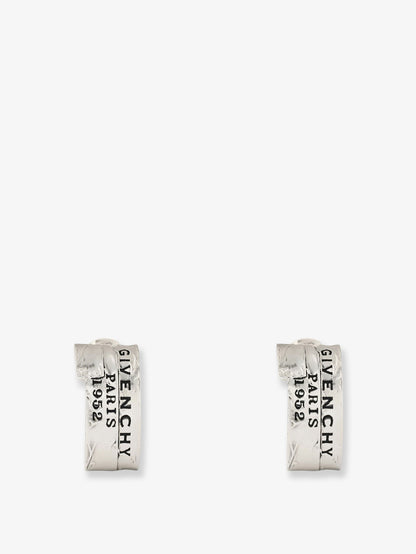 Givenchy Tape earrings in metal and enamel thumbnail