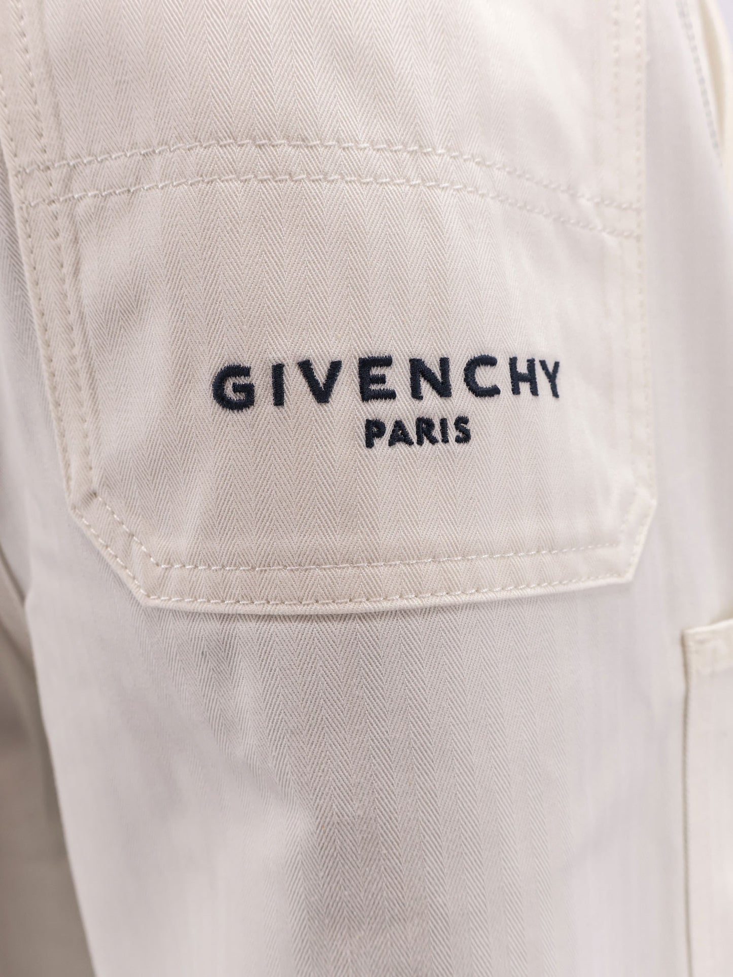 Cotton bermuda shorts with Logo embroidery