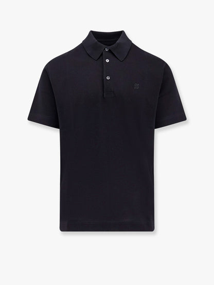 Piqué cotton polo shirt with 4g embroidery thumbnail