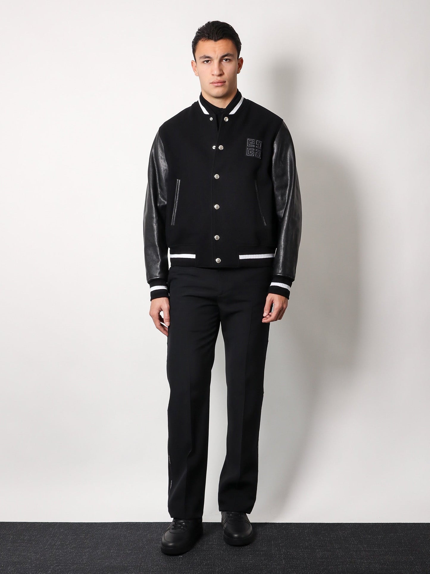 Piqué cotton polo shirt with 4g embroidery