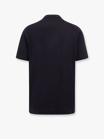 Piqué cotton polo shirt with 4g embroidery thumbnail