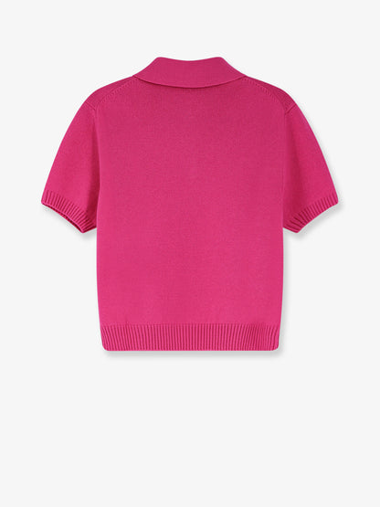 Wool and cashmere polo shirt thumbnail