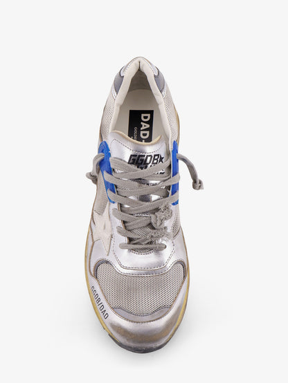 Mesh and leather sneakers with side logo thumbnail