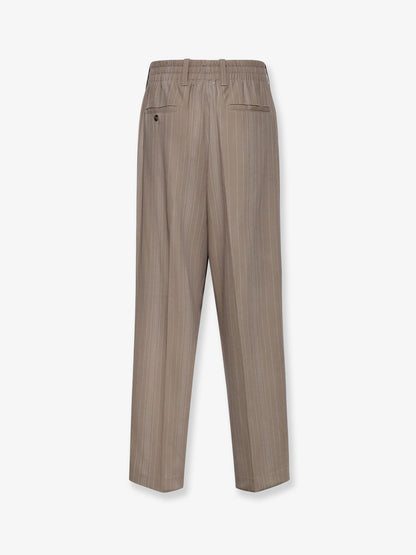 Wool blend trousers with pinstripe pattern thumbnail