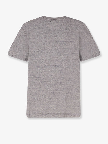 T-shirt in cotone con stampa Flag frontale thumbnail