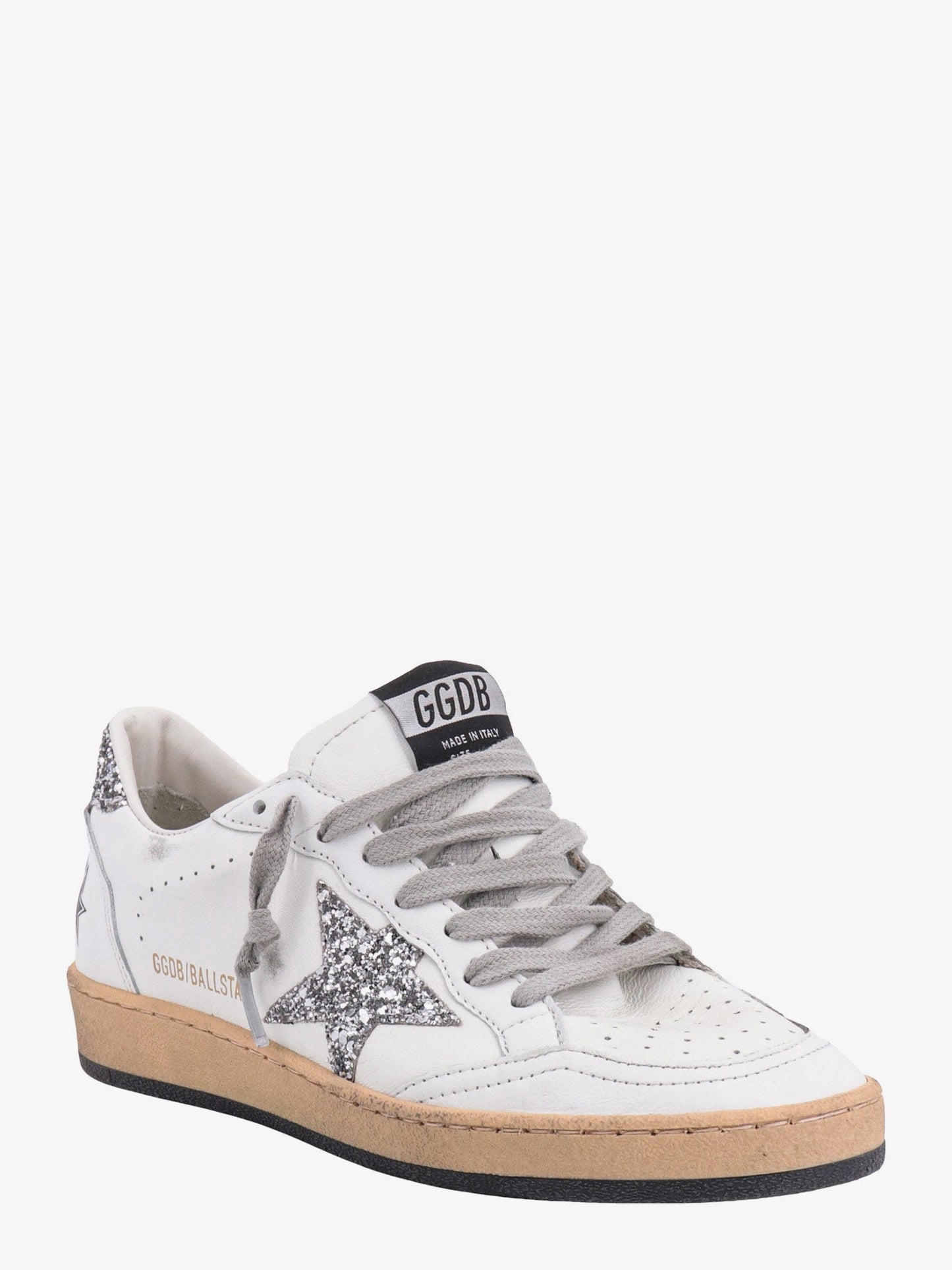 Ballstar leather sneakers with logo on the side