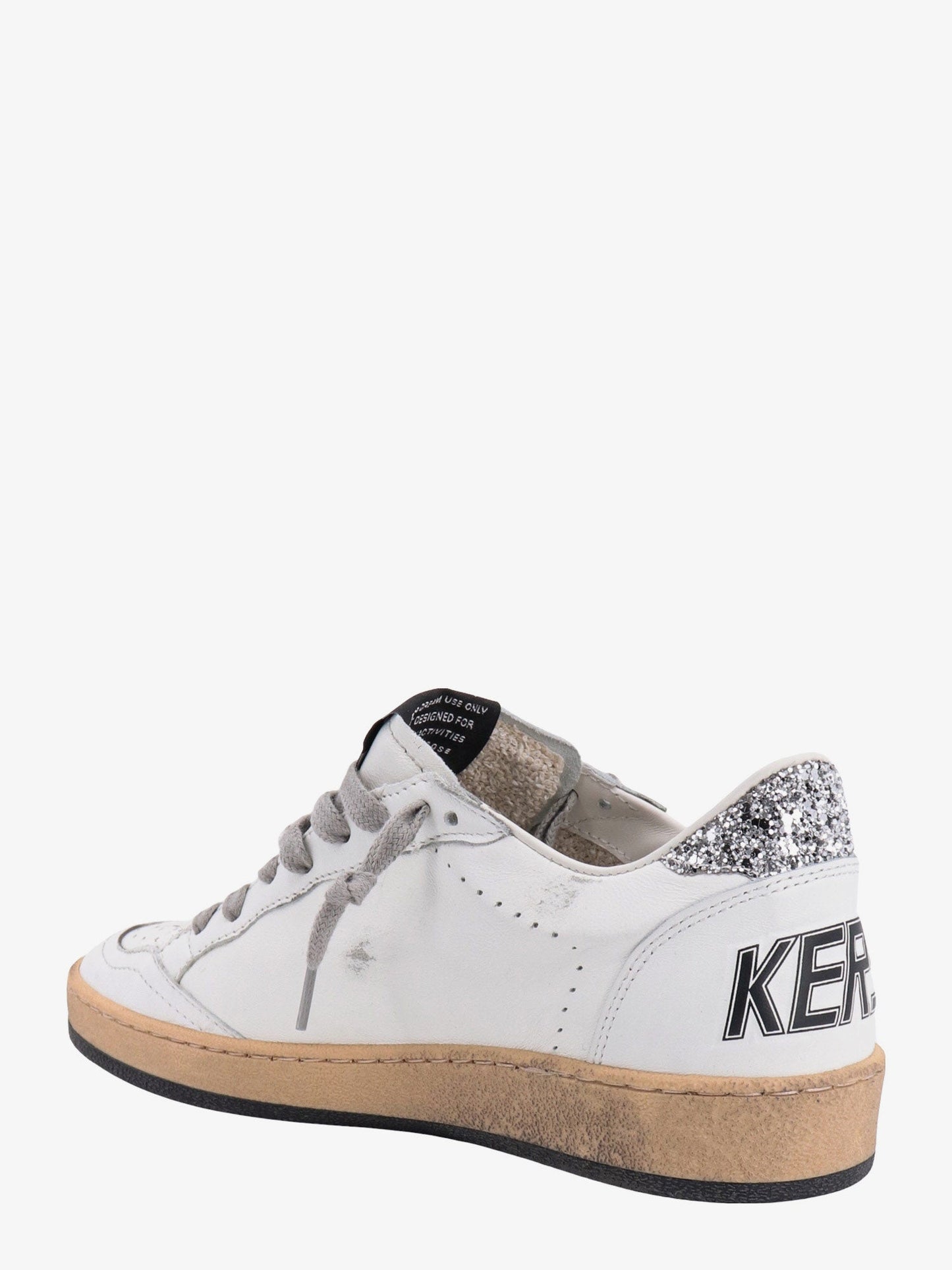 Ballstar leather sneakers with logo on the side
