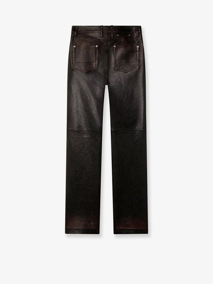 Peg leather trousers thumbnail