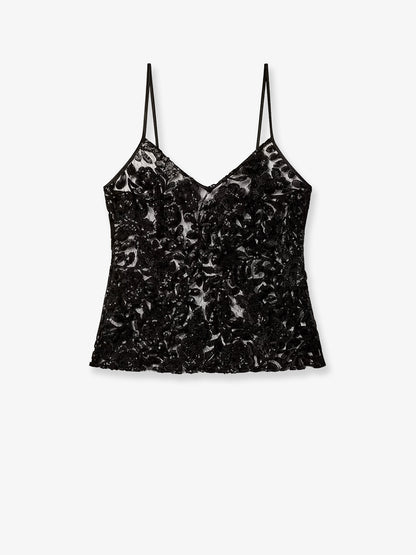 Tulle top with sequins embroidery thumbnail