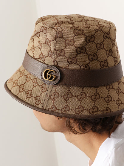 GG fabric Fedora hat thumbnail