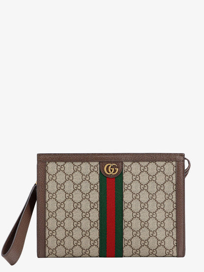 Ophidia GG fabric clutch thumbnail