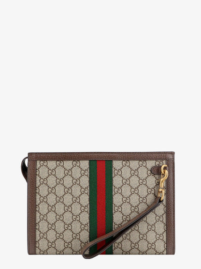 Ophidia GG fabric clutch thumbnail