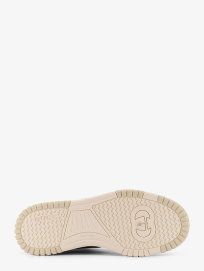 Leather and suede Low-top Re-Web sneakers with GG Supreme fabric inserts thumbnail