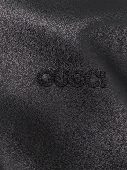 Leather and wool jacket thumbnail