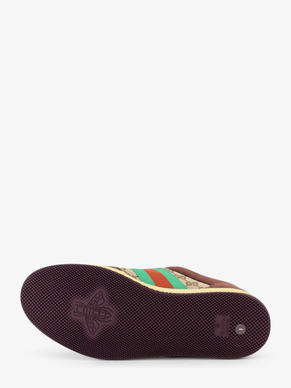 GG fabric leather sneakers thumbnail